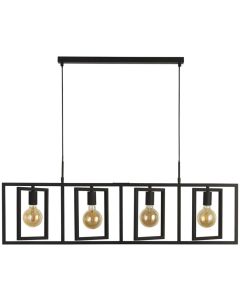 Searchlight Plaza 23203-4BK zwarte hanglamp