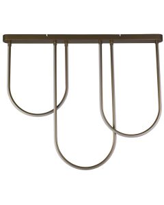 Plafondlamp Chime brons 110cm