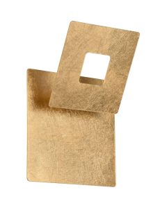 Wandlamp Leano goud 18cm