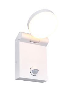 Trio Adour 245569131 witte buitenlamp met kantelbare kop