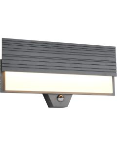 Trio Mariza 247069142 antraciet grijze buitenlamp met bewegingsmelder