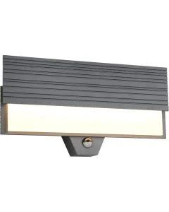 Trio Mariza 247069142 antraciet grijze buitenlamp met bewegingsmelder