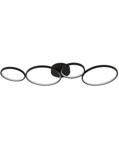 Plafondlamp Cirque zwart 98cm