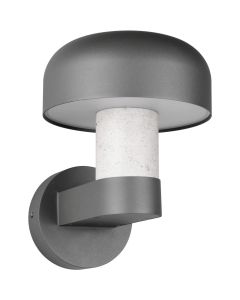 Trio Fraser 262560178 antraciet buitenlamp met beton imitatie