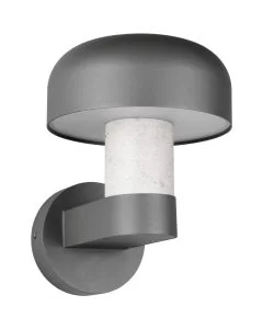 Trio Fraser 262560178 antraciet buitenlamp met beton imitatie