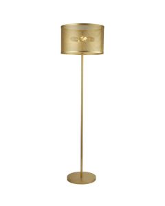 Searchlight Fishnet EU2832-2GO mat gouden vloerlamp