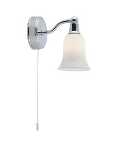 Searchlight Equador 2931-1CC-LED chromen badkamer wandlamp