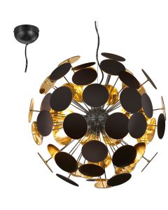 Trio Discalgo 309900632 mat zwarte hanglamp