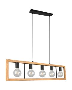Trio Agra 313800532 houten hanglamp