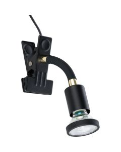 Eglo Parrini 31647 zwarte klemspot