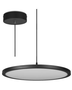 Trio Tray 340910132 dunne zwarte hanglamp