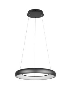 Trio Cardona 349616032 zwarte ringvormige hanglamp