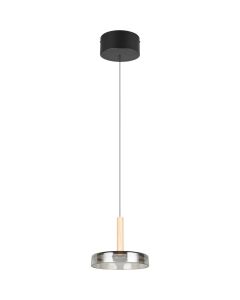Trio Celeste 354910132 verchroomd glazen hanglamp