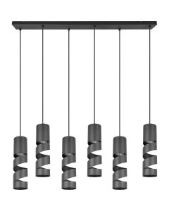 Trio Stream 364000632 zwarte hanglamp