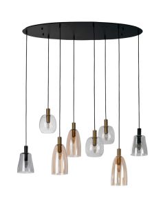 Searchlight Divine 36463-8BK landelijke hanglamp