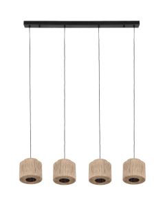 Trio Smilla 366800436 hanglamp van jute