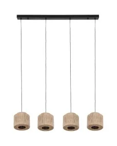 Trio Smilla 366800436 hanglamp van jute