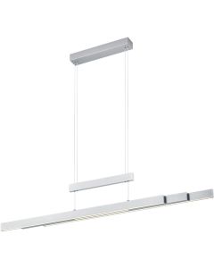Trio Trajan 375310507 staal kleurige hanglamp