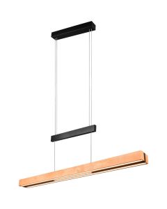 Hanglamp Trajan hout 150cm