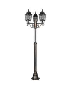 Trio Volturno 405960328 zwart goud kleurige lantaarnpaal
