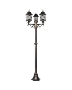 Trio Volturno 405960328 zwart goud kleurige lantaarnpaal