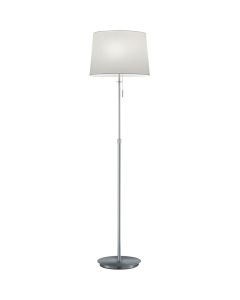 Trio Lyon 409100307 staal kleurige vloerlamp