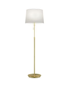 Trio Lyon 409100308 mat messing vloerlamp