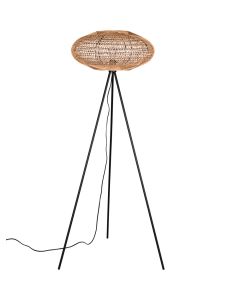 Trio Hedda 412300136 vloerlamp van sisal
