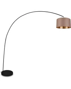 Trio Mansur 419200141 taupe kleurige booglamp