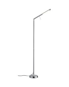 Trio Filigran 420490107 staal kleurige vloerlamp