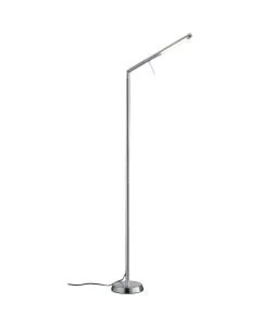 Trio Filigran 420490107 staal kleurige vloerlamp