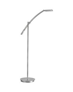 Leeslamp Verona staal 126cm
