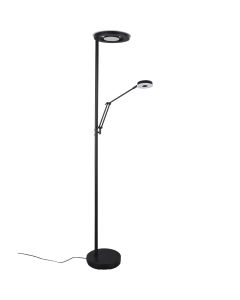 Uplighter Barry zwart 181cm