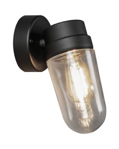 Konstsmide Vega 429-750 mat zwarte wandlamp