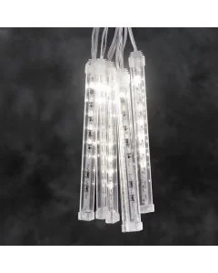 Konstsmide 24V koppelbaar LED systeem 2,4m zes tubes met sneeuw-effect 4615-103