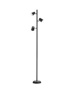 Trio Narcos 473190332 mat zwarte vloerlamp