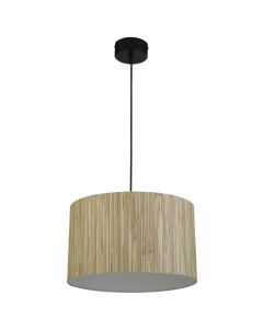 Searchlight Meadow 49711BK hanglamp van gras