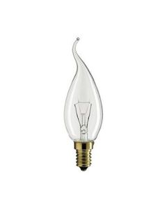 Kaarslamp Gloeilamp E14 230V 25W Tip helder