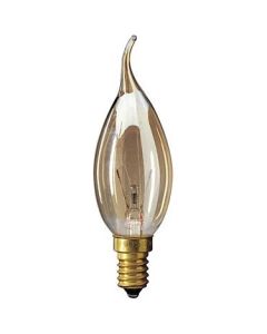 Kaarslamp Gloeilamp E14 230V 25W Tip amber