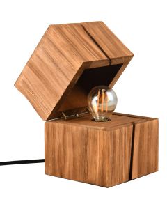 Tafellamp Treasure hout 16cm