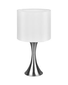 Trio Sabia 515790107 staal kleurige tafellampje
