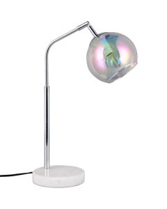 Trio Paxton 516900106 tafellamp met iriserend glas