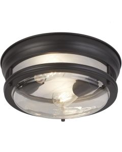 Searchlight Glasgow 5182BK zwarte badkamerlamp