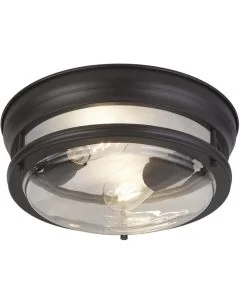 Searchlight Glasgow 5182BK zwarte badkamerlamp