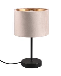 Tafellamp Julieta 519000144 zwarte tafellamp met fluwelen kap