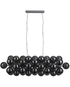 Searchlight Berry 52131-25SM hanglamp met 25 rookglazen bollen