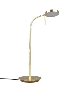 Trio Monza 523310108 mat messing tafellamp