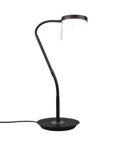 Trio Monza 523310132 mat zwarte tafellamp