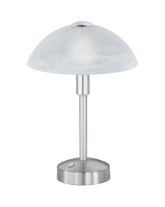Trio Donna 525790107 staalkleurig tafellampje