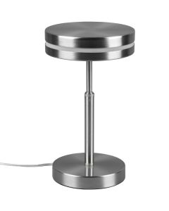Trio Franklin 526510107 staal kleurige tafellamp